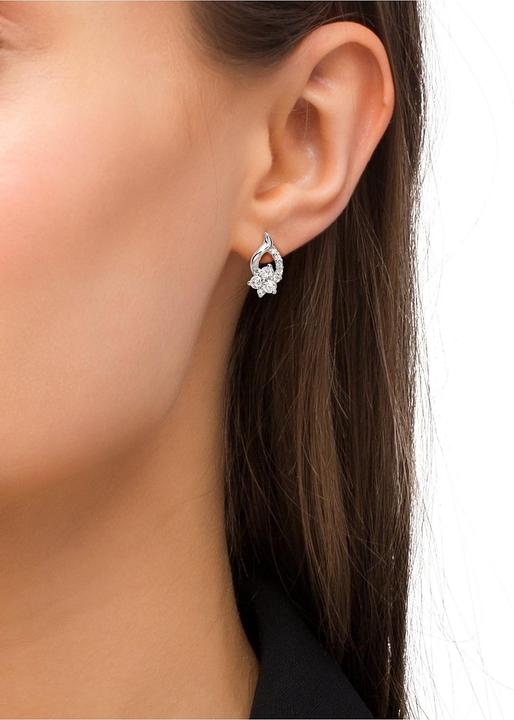 Produktbild Amor Ohrstecker Blumen (Silber)