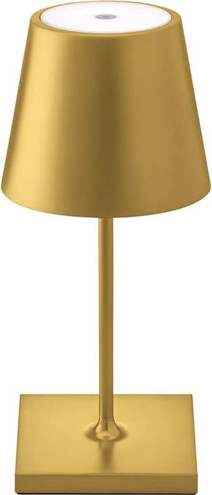 Immagine prodotto Sigor Lampada da tavolo ricaricabile Nuindie USB-C mini 25cm color oro 2,2W FlexMood 2200K/2700K IP54 (98.50 lm)