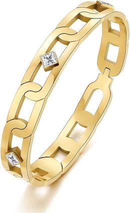 Actual product image Brosway Elegant gold-plated bracelet with crystals With You BWY20