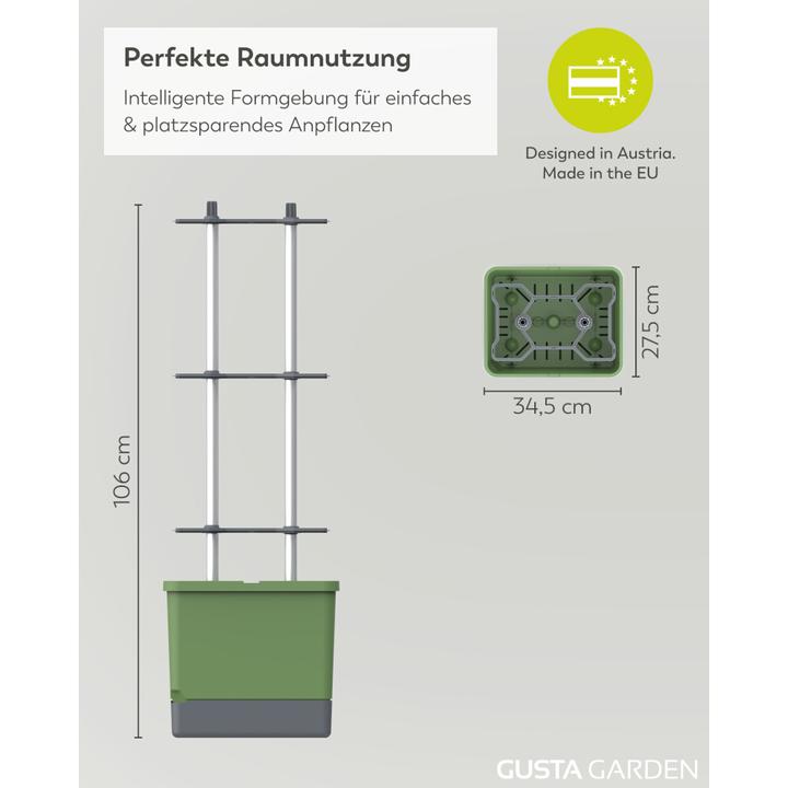 Productafbeelding Gusta Garden Kweekpotten Charly Chilli XL Donkergroen