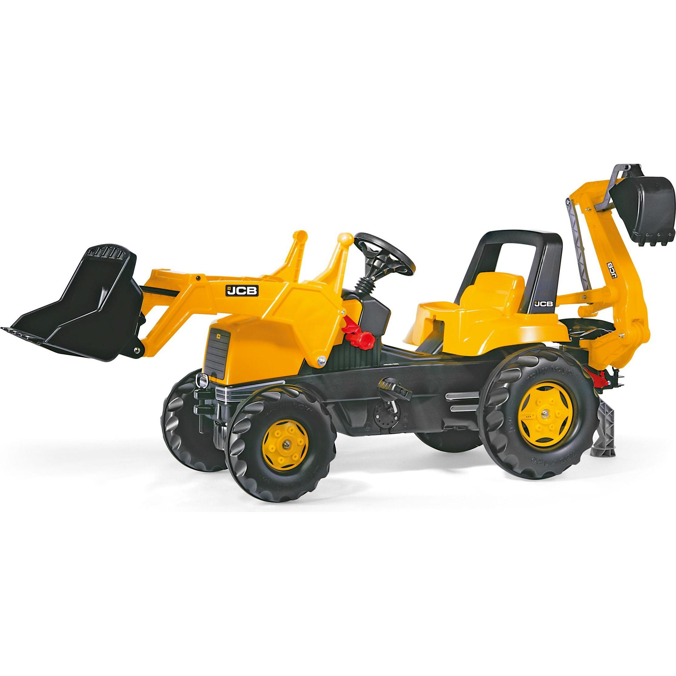 Rolly Toys JCB Trac Backhoe-Loader mit Frontlader und Heckbagger