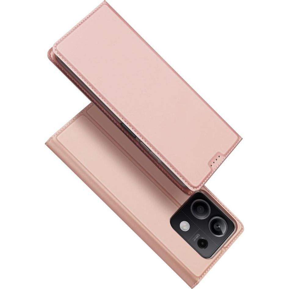 Dux Ducis Skin Pro Series Bookcover (Xiaomi Redmi Note 13), Smartphone Hülle, Pink