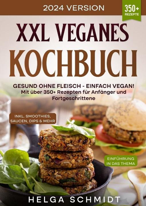 Actual product image XXL Veganes Kochbuch (German, Helga Schmidt, 2024)