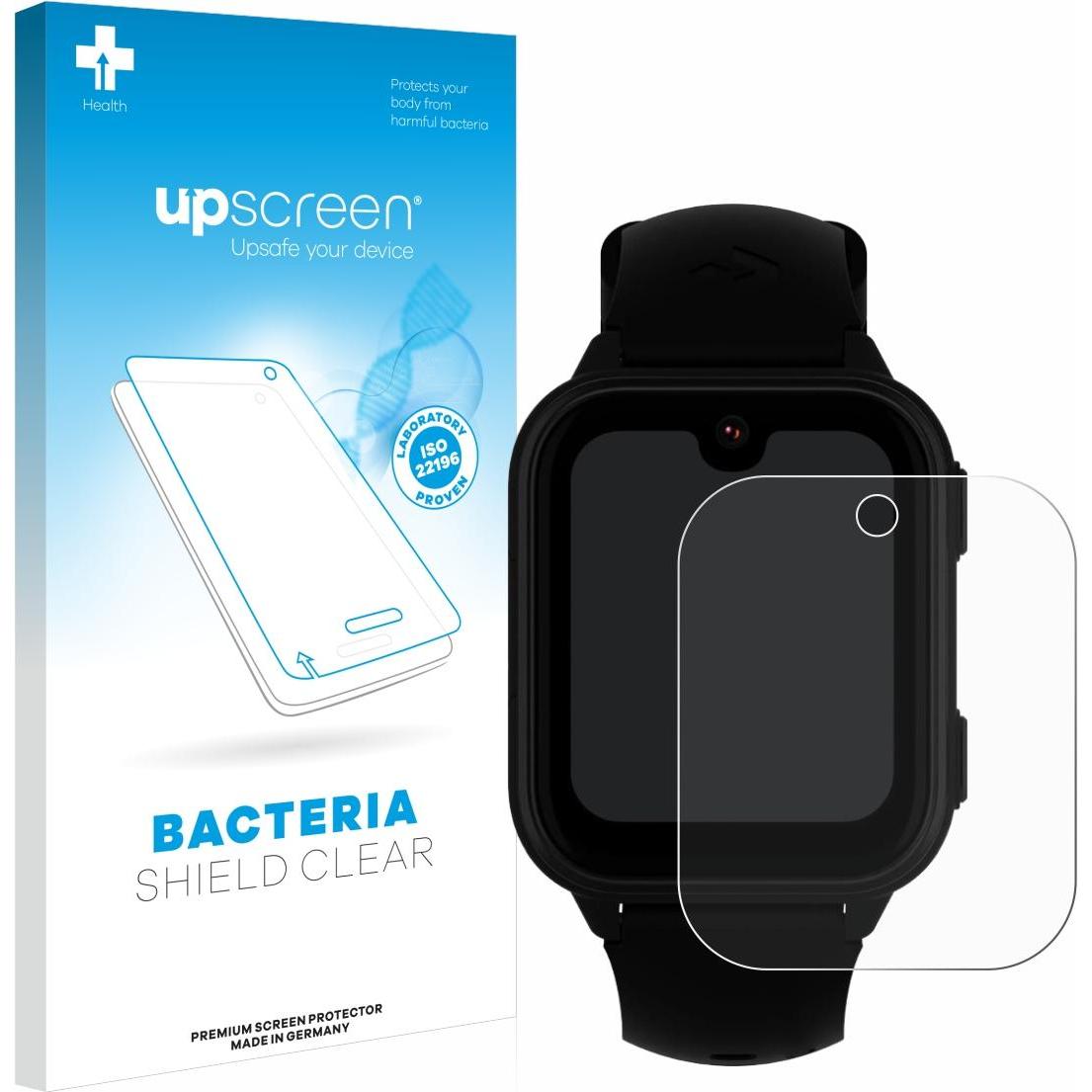 upscreen Schutzfolie Displayschutz Displayschutzfolie Folie Klar antibakteriell, Smartwatch Schutzfolie, Transparent