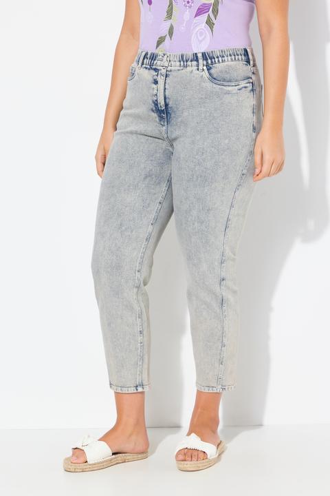 Image du produit Ulla Popken Jean Mom jambe carotte, taille confortable (44)
