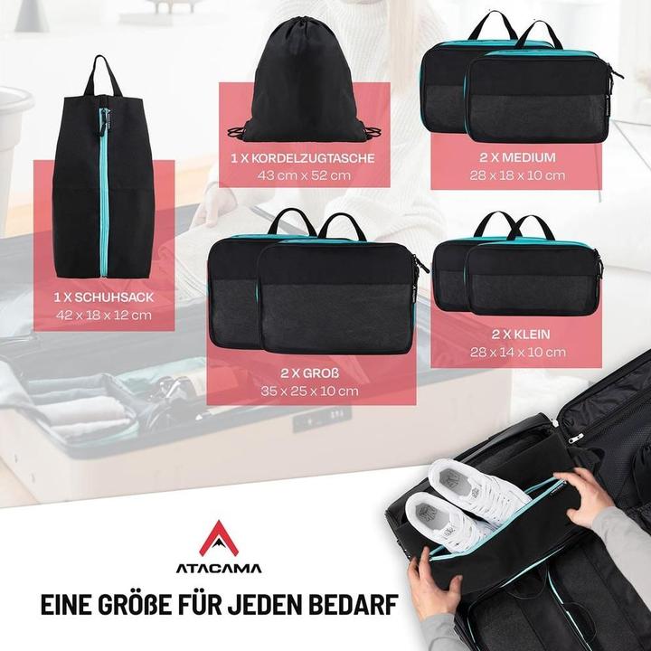 Image du produit Atacama Premium Kompressions Packwürfel 8er-Set