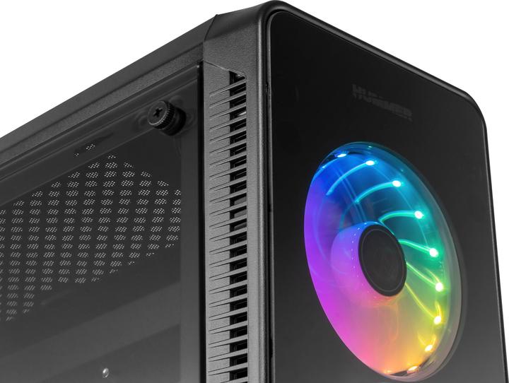 Produktbild Nox ATX TOWER HUMMER TGM RAINBOW RGB - Tower (ATX, mATX, Mini-ITX)