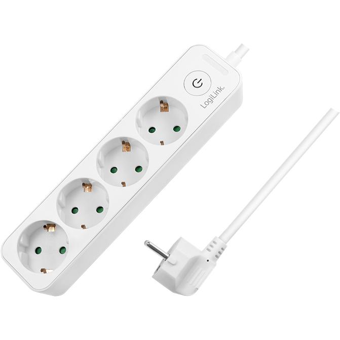 LogiLink, Steckdosenleiste, 4x CEE 7/3 max. (4 x, CEE 7/3, 1.50 m)