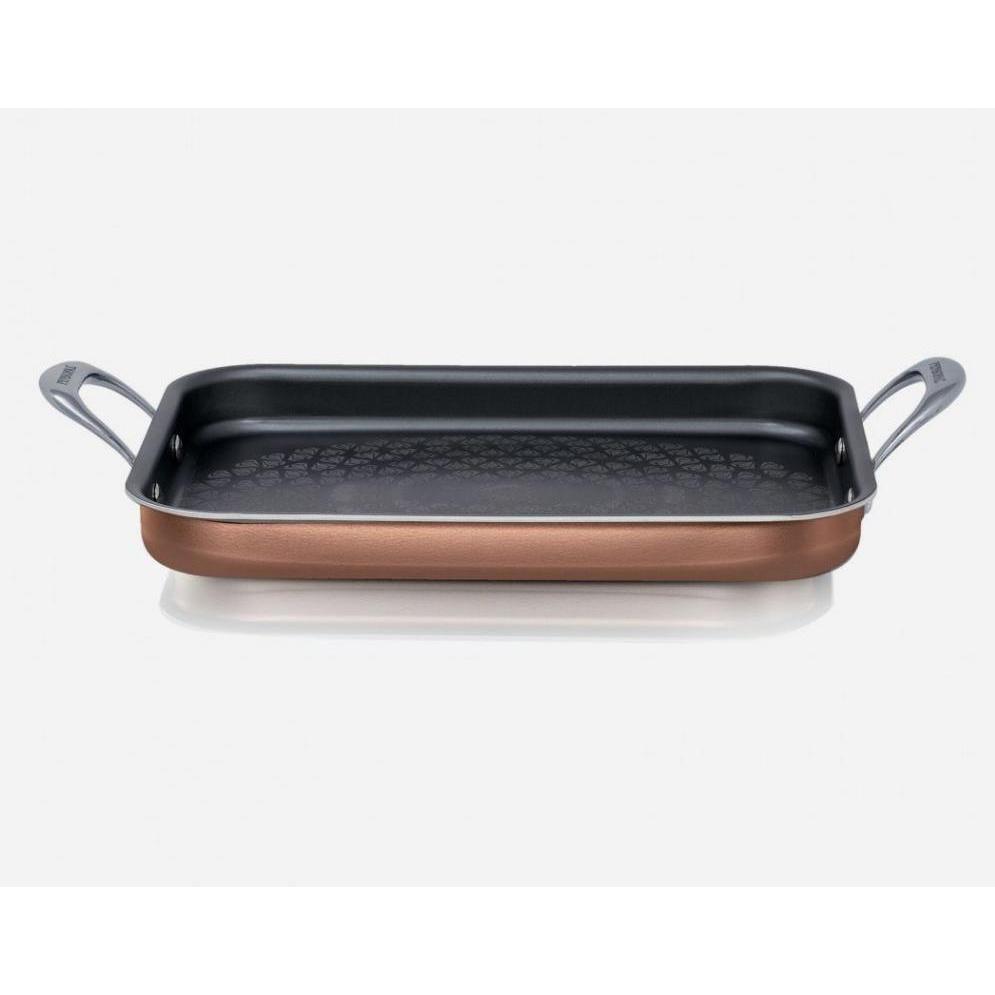 Thumbnail - Pensofal Magnifiqa Diamond Pro Rectang Steak Griller 35x26 6916, Pfanne + Kochtopf, Silber