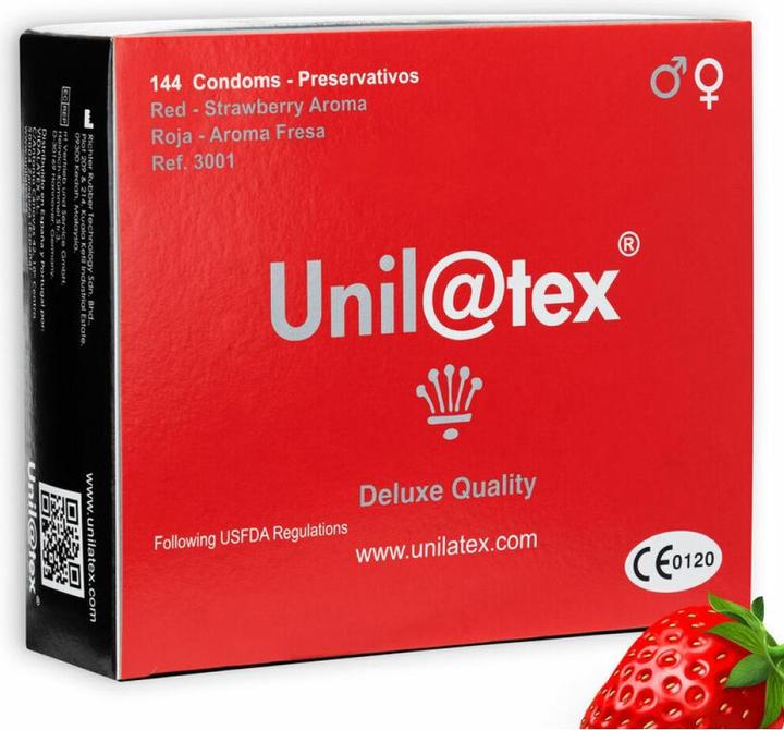 Actual product image Unilatex Red / Strawberry Preservatives 144 Units (144 pcs.)