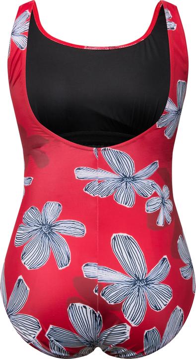 Produktbild Ulla Popken Badeanzug, Blüten, ohne Softcups, Raffung (62)