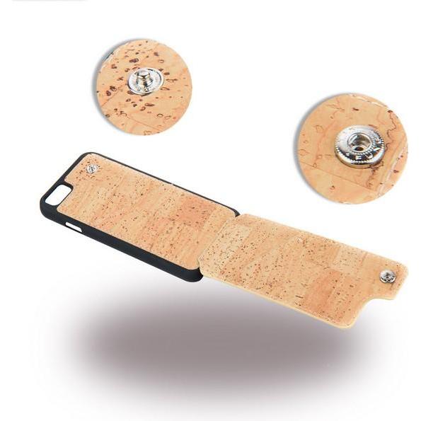 Thumbnail - Pelcor Kork Flip Cover (Apple iPhone 6, Apple iPhone 6s), Smartphone Hülle, Schwarz
