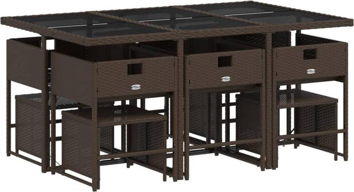 Produktbild vidaXL Garten Essgruppe (165 x 106 x 73 cm)