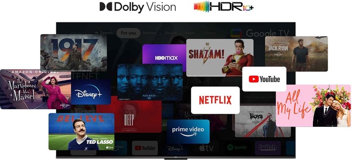 Immagine prodotto TCL 55C765 (55", QLED, 4K, 2024)
