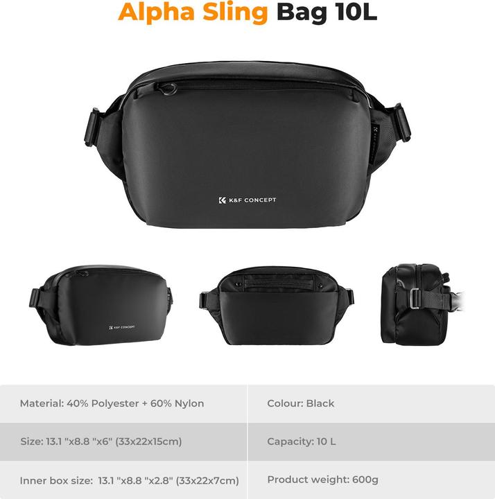 Produktbild K&F Concept Urban Wander 01 (Kamera Schultertasche, 10 l)