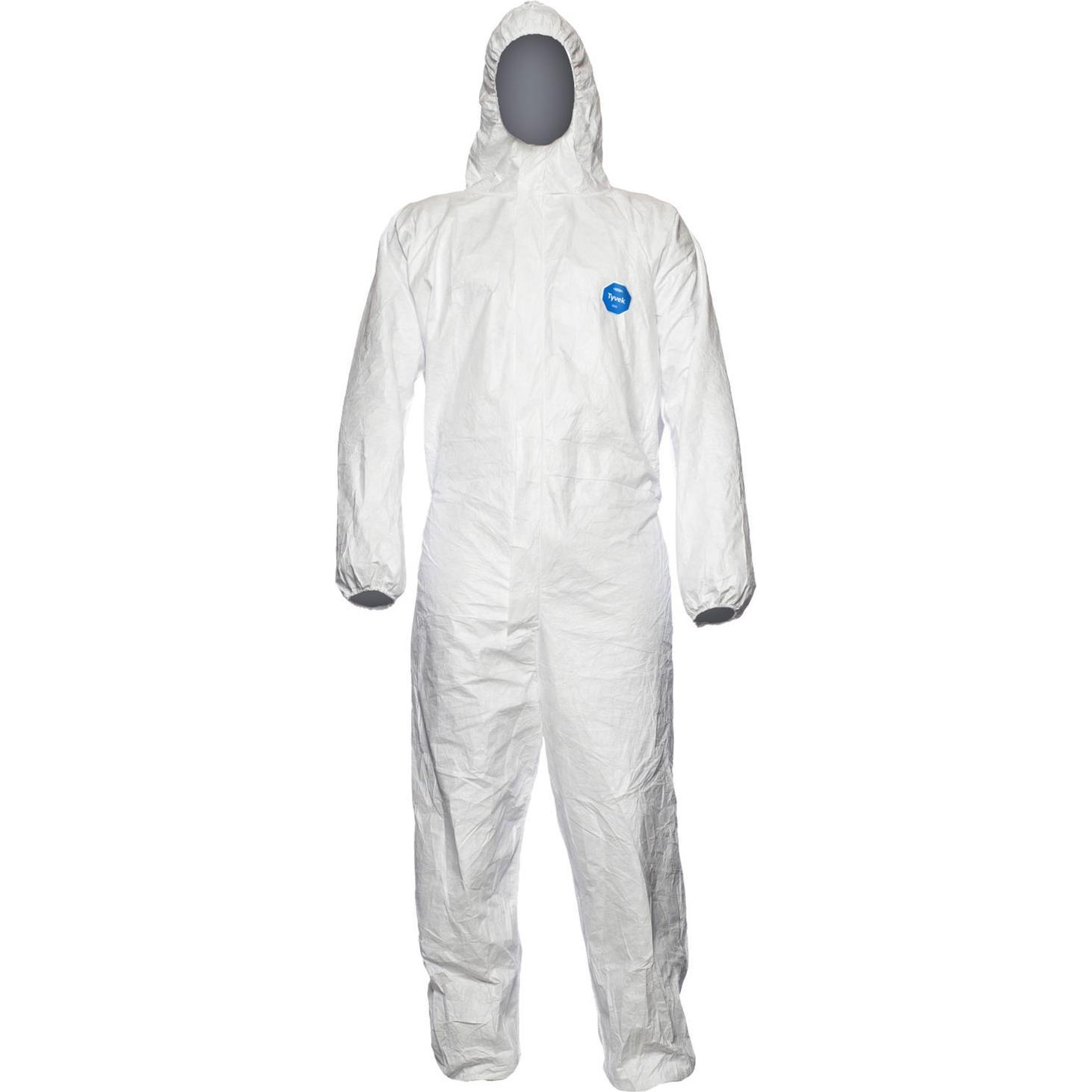 Magni, Giacca da lavoro, DuPont Tyvek 400 Indumenti protettivi chimici doppi, categoria II, tipo 5 e 6, realizzati in Tyvek (XL)
