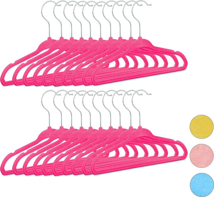 Immagine prodotto Relaxdays Appendiabiti per bambini (20x)