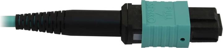 Actual product image Eaton 40/100/400G Multimode 50/125 OM3 Fibre Optic Cable 12F MTP/MPO-PC F/F LSZH Aqua 3m 9 (3 m)