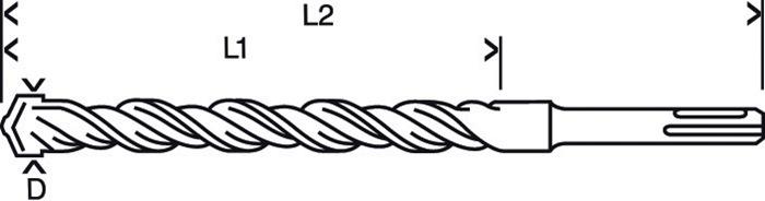 Actual product image Bosch Professional HammerbohrerPRO SDSplus-5X