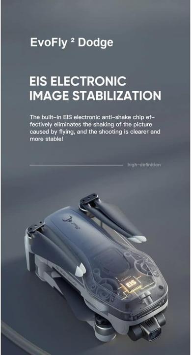 Image du produit Luxwallet EvoFly Dodge - 45Km/h - 4K GPS Drone - 4KM - Obstakel Ontwijken - 5Ghz WiFi - Gimbal 3-as Camera - M