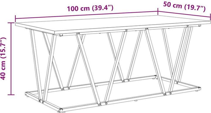 Image du produit vidaXL Couchtisch