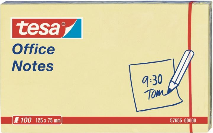 Image du produit tesa Feuilles de notes, notes adhésives (125 x 75 mm)