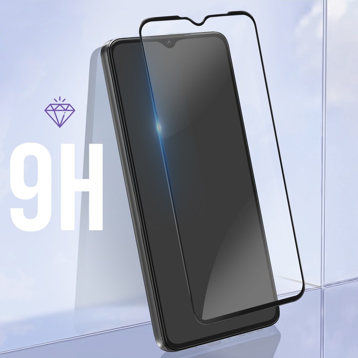 Actual product image Avizar 9H hardness glass display protection film (1 Piece, Blackview A85)