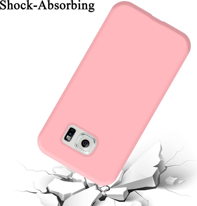 Produktbild Cadorabo TPU Liquid Silicone Case Cover (Samsung Galaxy S6 Edge)