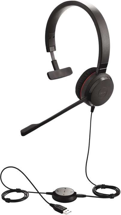 Actual product image Jabra Evolve 30 II MS Mono (Cable, USB-A)