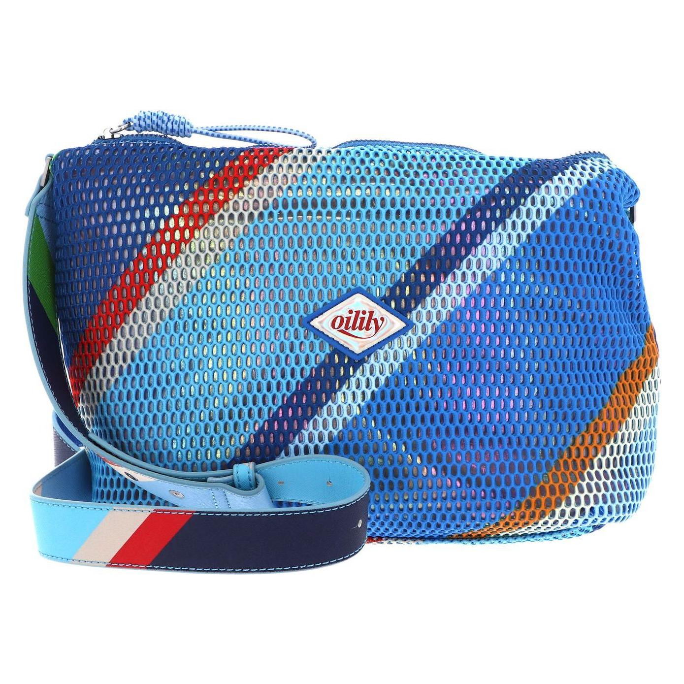 Oilily, Damen, Handtasche, Cross Body, Blau, Mehrfarbig