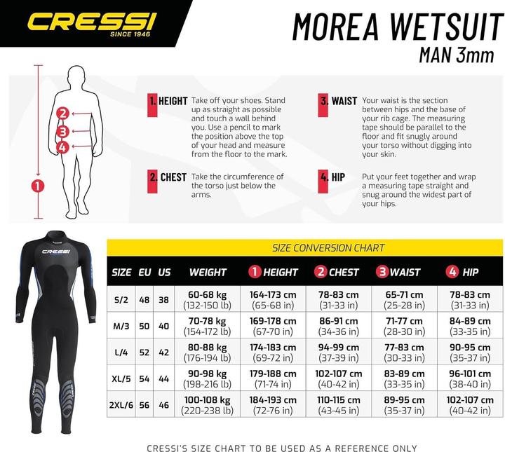 Productafbeelding Cressi Morea (3 mm, XXL)