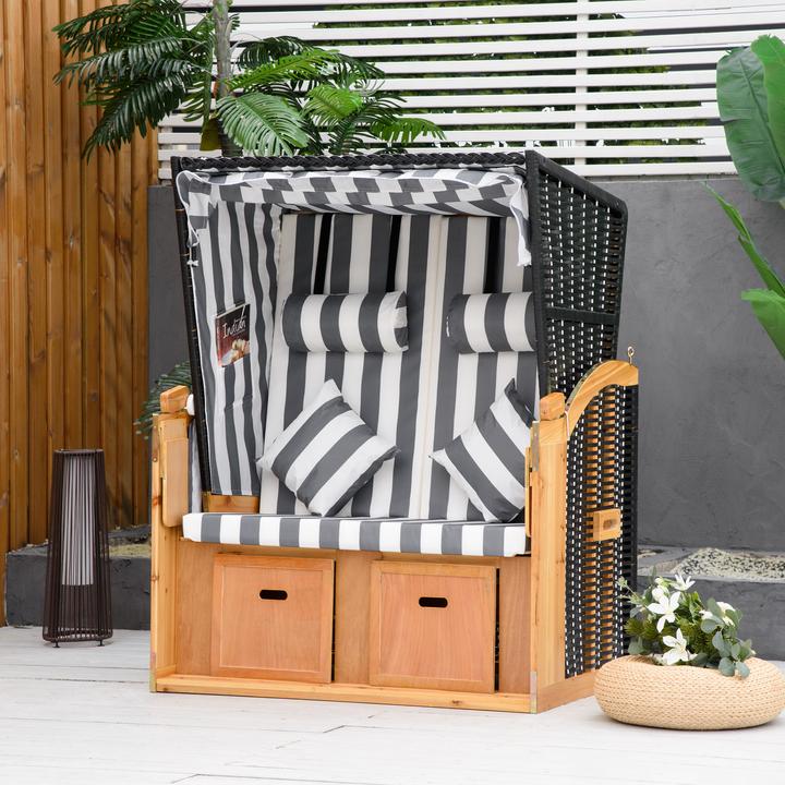 Immagine prodotto Outsunny Sedia da spiaggia