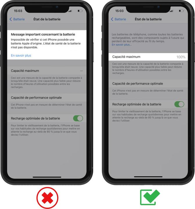 Actual product image Clappio 3110mAh replacement battery without BMS