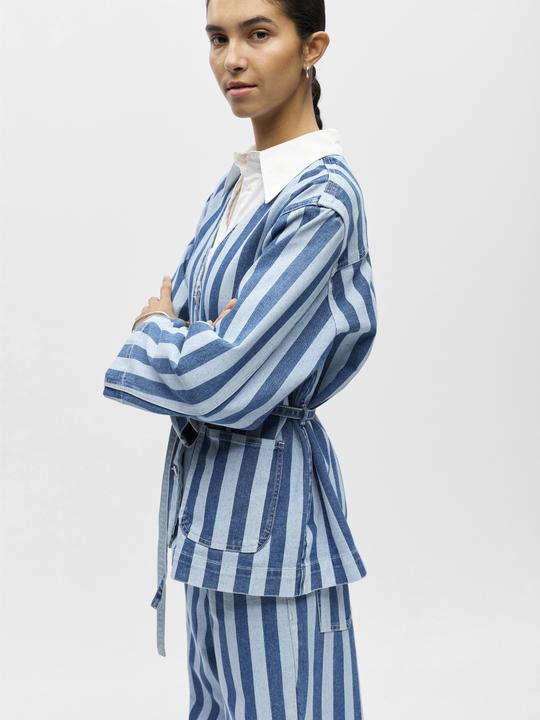 Actual product image Object Gestreifte Jeansjacke (40)