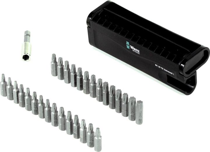 Image du produit Wera Bit-Check 30 TX Universal 1 (Six pans creux TX M20, Six pans creux TX M25, Six pans creux TX M15, Six pans creux TX M30, Six pans creux TX M10, Six pans creux TX M40)