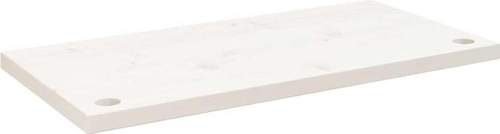 VidaXL Schreibtischplatte Weiss 80x40x2,5 cm Massivholz Kiefer