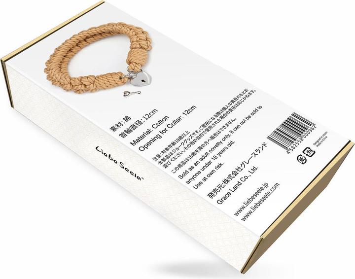 Image du produit Liebe Seele Bound You II Shibari Bondage Rope Collier avec serrure en forme de coeur
