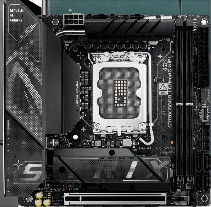 Produktbild ASUS ROG STRIX B860-I GAMING WIFI (LGA 1851, Intel B860, Mini-ITX)