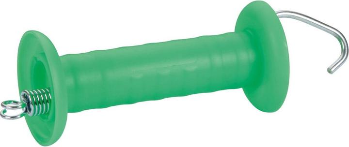 Produktbild Corral Gate handle green, with hook, galvanized