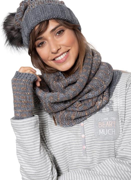 Produktbild Admas Mütze mit Pompon Damen (One Size)