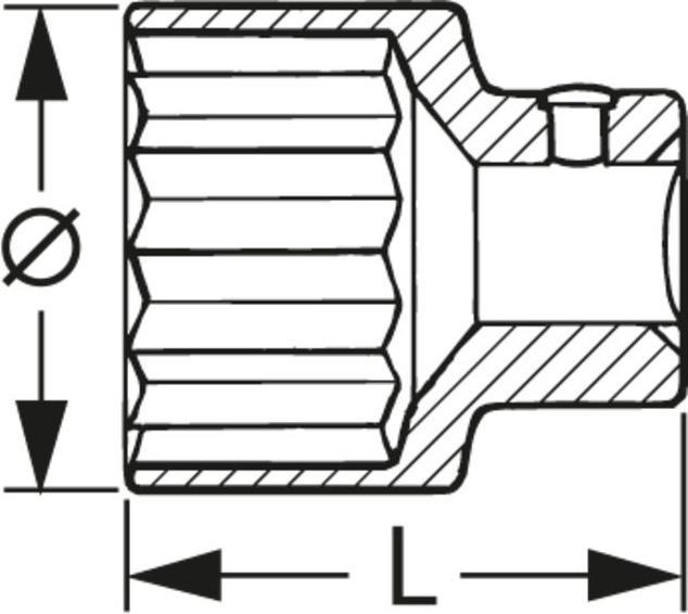 Produktbild Stahlwille Steckschlüsseleinsatz (55 mm)