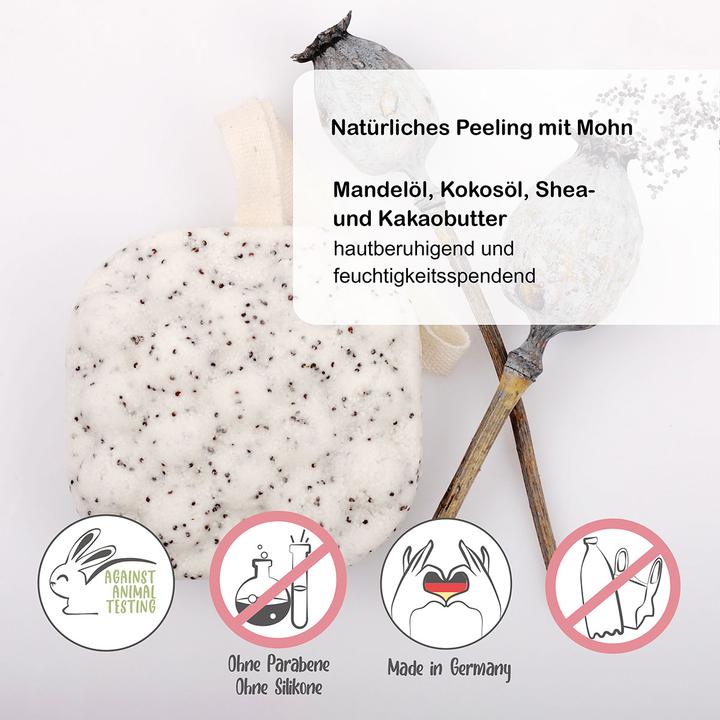 Produktbild Accentra Badefee festes Peeling "Mohnsamen"