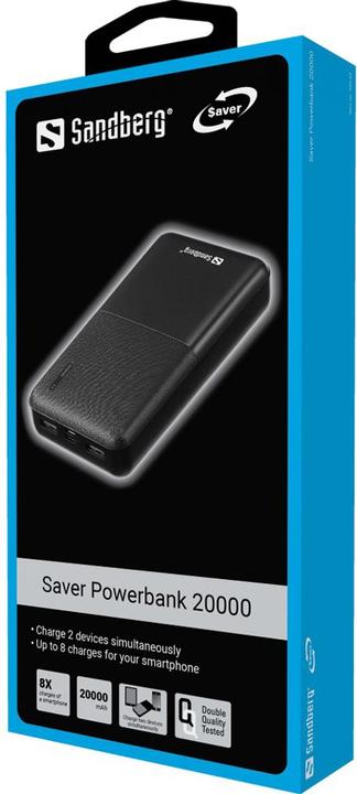 Actual product image Sandberg Saver (20000 mAh, 74 Wh)