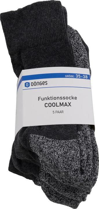Actual product image Dönges Functional sock Coolmax, grey, size 35-38 (35 - 38)