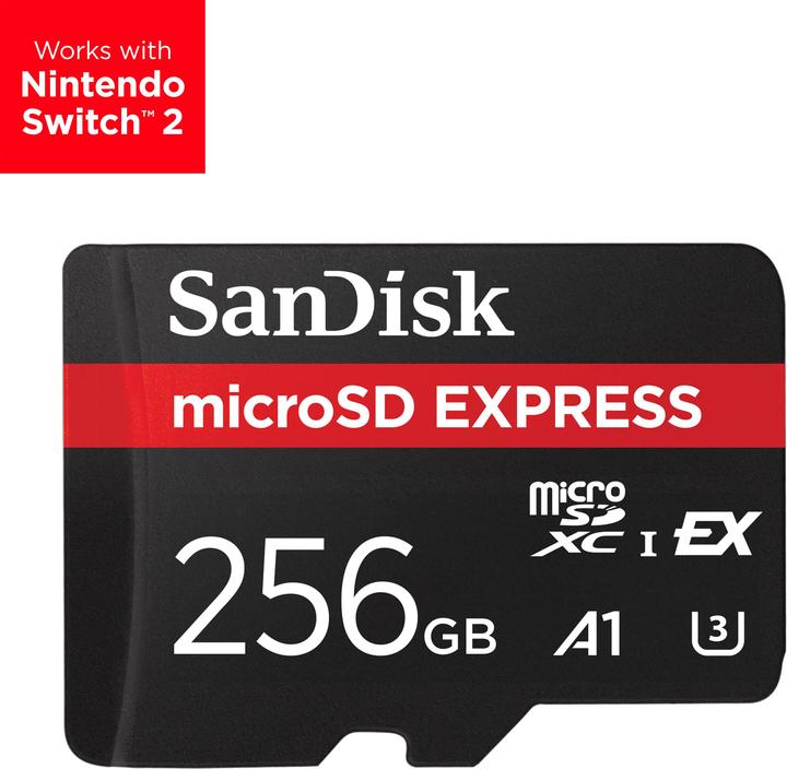 Productafbeelding Sandisk Express (256 GB, microSD Express, U3, UHS-I)