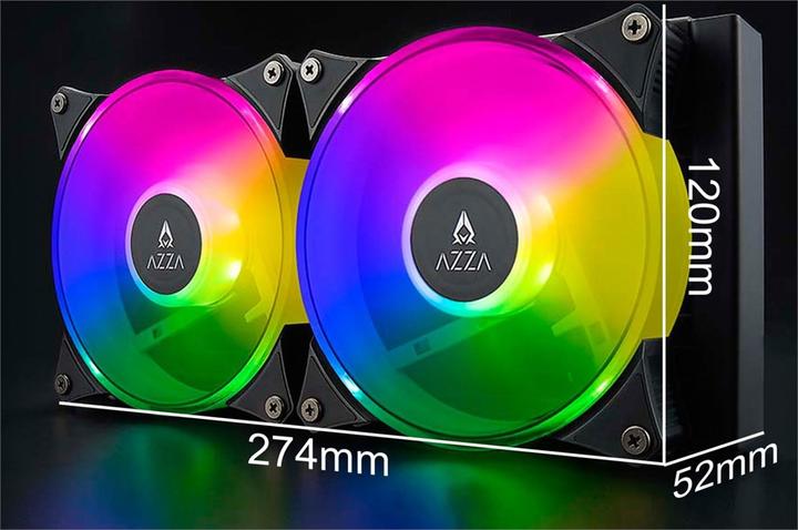 Actual product image Azza WAK Blizzard SP 240 ARGB