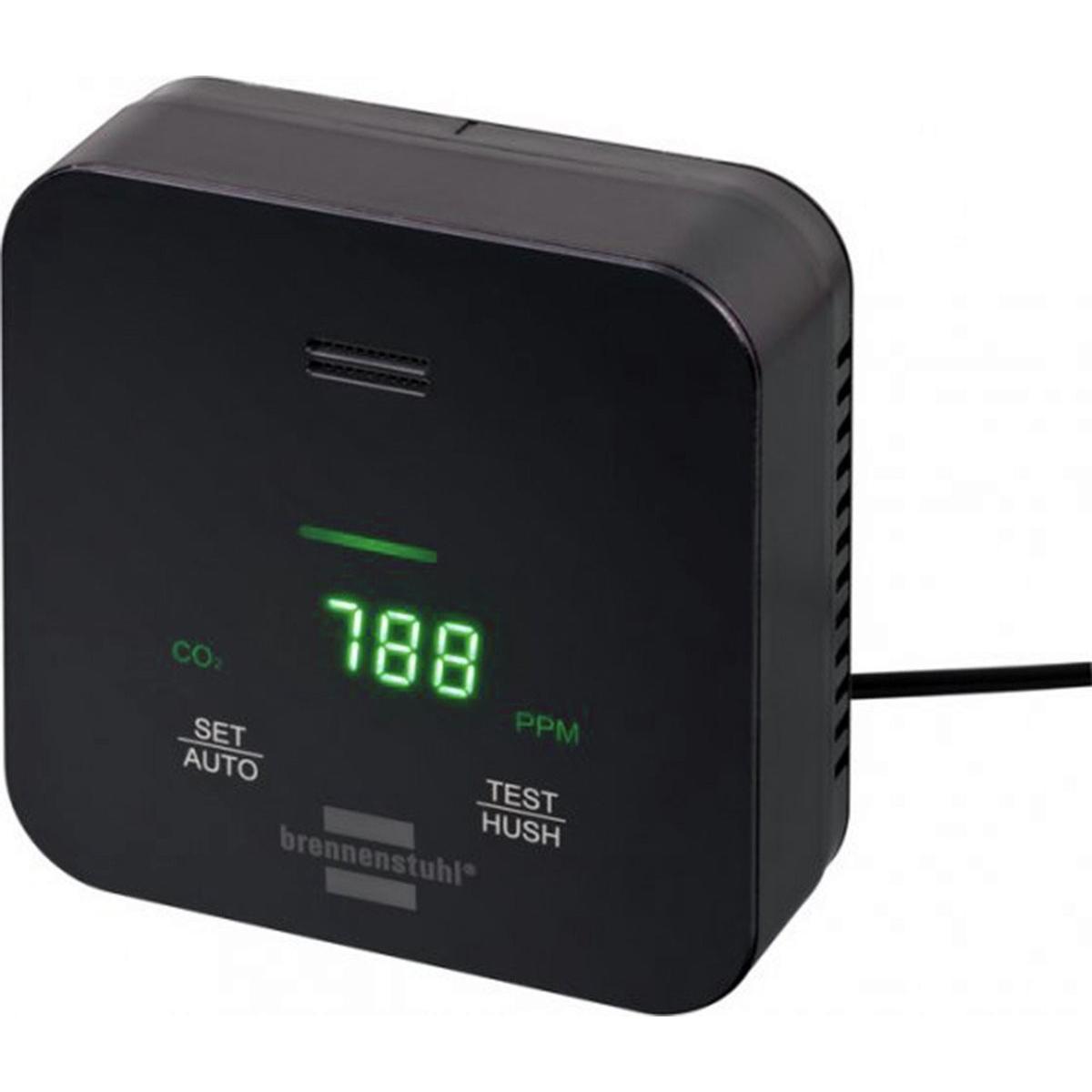 Brennenstuhl, Rilevatore di pericolo, Rilevatore di CO2 C2M L 4050 Biossido di carbonio/temperatura/umidità