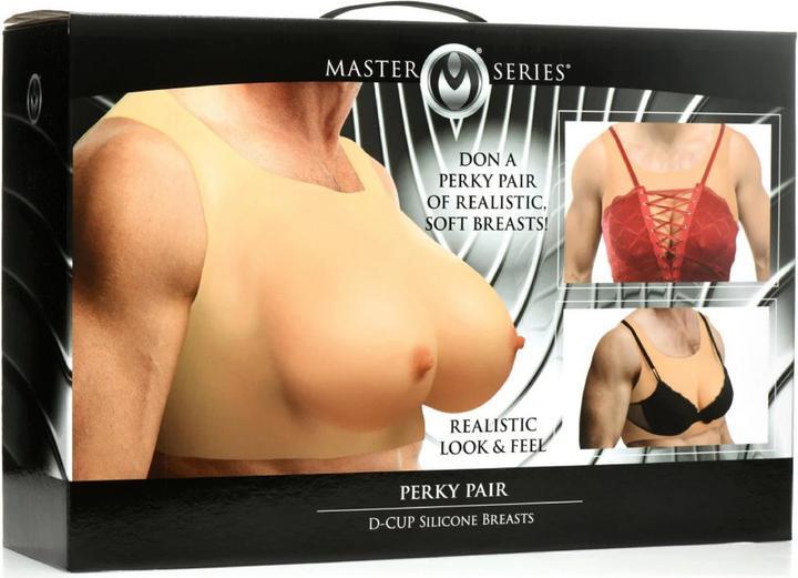 Productafbeelding Master Series Perky Pair D-Cup Silicone Breasts