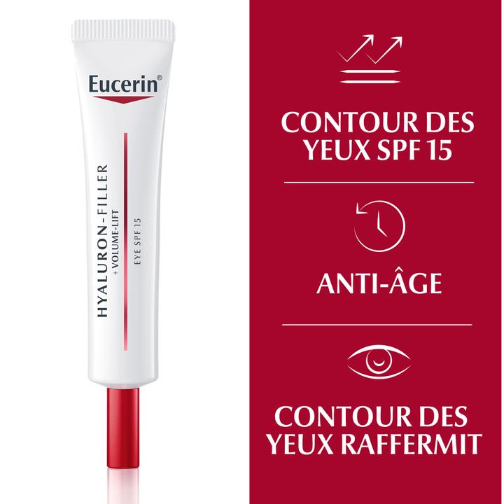 Produktbild Eucerin Hyaluron-Filler + Volume-Lift (Augenpflege Crème, Tag + Nacht, 15 ml)