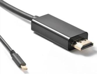 Immagine prodotto Brackton Cable Kabelis USB Type-C Male - HDMI Male 4K 1m (1 m, HDMI)